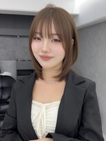 サンドイエナ 横浜店(sand yena) こなれミディアムレイヤー/赤み無しヘーゼルベージュ