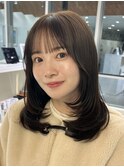 ミルクティーベージュダブルカラーインナーカラーケアブリーチ