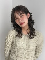 フィルムス 横浜(FILMS+) デジタルパーマ/ミディアムレイヤー/韓国巻き風/顔周りカット