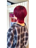 ヘアショップエヌアンドエー 久喜店(hairshop N&A)&nbsp;艶やかな深みカラーで魅せる丸みショートボブ