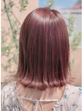 デフィ(defi) ピンクカラー外ハネボブ