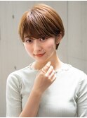 さらっとナチュラルショート*流し前髪/イメチェン