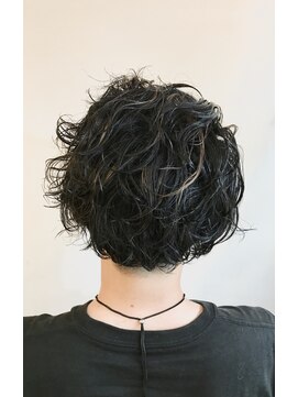 ナインヘアー(NINE HAIR) 【NINE HAIR】メンズパーマ_ゆるスパイラル_ハイライト