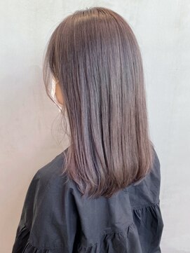 アイティー バイ アルバム 中野店(IT by ALBUM) ラベンダーベージュ_ピンクベージュボブルフ_ba309862