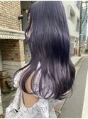 【表参道 roijir】深めラベンダー×ブリーチカラー