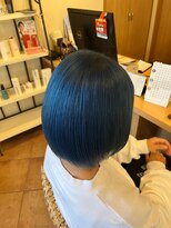 ヘアルーム フラット(HAIR ROOM flat)&nbsp;ネイビーカラー