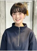 ショート×前髪パーマ【福岡 パーマ デジタルパーマ 髪質改善】