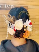 成人式アレンジ
