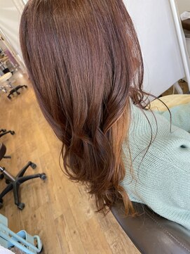 ハグエヴェック(HUG AVEC) オレンジベージュ/ベージュカラー