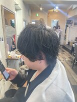 ルフレ 新宿歌舞伎町店(Reflet)&nbsp;メンズ/メンズカット/黒髪/マッシュ/ウェーブパーマ/ツイスト