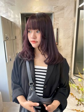 リリー(Lilley) (lilley内堀)韓国ヘア×レイヤーカット×ブリーチ