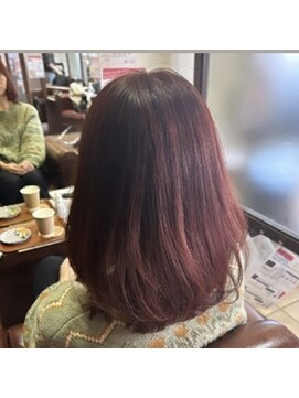 ハピネス クローバー 学園前店(Happiness CLOVER) 大人可愛い　タンバルモリ　透明感カラー　小顔カット