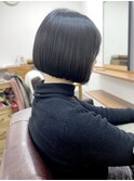 くびレイヤーグレーベージュニュアンスカラー白髪染め白髪ぼかし