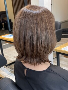 アトリエコア(Atelier Coa) 髪質改善トリートメントミルクティーベージュカラーくびれヘア