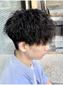 メンズカット＋ツイストスパイラルパーマ[八王子駅/メンズサロン