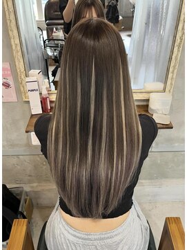 リエコー(RE'ECHO) ○ハイライトも簡単！プルエクステ