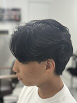 バース 梅田中崎町店(BIRTH)&nbsp;ニュアンスパーマセンターパートフェザーパーマ韓国メンズパーマ