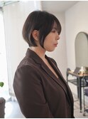 《はまだ かんた》丸みショートボブスタイル