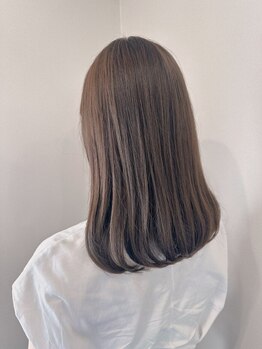 リル(lil)の写真/サラ艶美髪☆ナチュラルで柔らかな質感の愛されストレートヘアに【縮毛矯正/デジタルパーマ/宇都宮美容室】