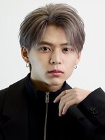 オーシャントーキョーオーバー 渋谷(OCEAN TOKYO OVER)&nbsp;韓国ヘアカルマパーマコンマバングセンターパート黒髪ウルフ