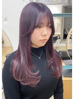 ラヴィズム(LUVISM)&nbsp;ミディアム顔周りレイヤーおくれ毛前髪万代新潟