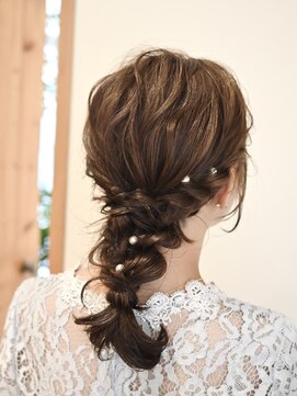 オルガ(orga) ミディアムスタイルの編み下ろし