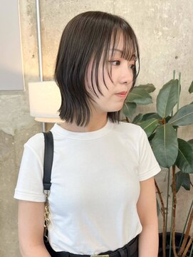 ノエ(noe) ミディアムヘア/デザインカラー/フェイスフレーミング/栄h136