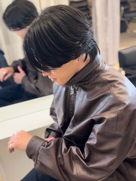 アコロン(acoron.) センターパート/ニュアンス/池袋メンズカット