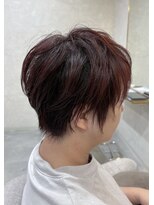 ヘアデザイン ファブロ(hair design FABRO.)&nbsp;【FABRO.東】丸みショート×ピンクブラウン♪