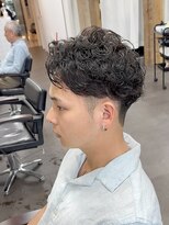 フラッグヘアー 博多駅前店(Flag HAIR)&nbsp;スペインカール フェザーパーマ　メンズカット　メンズパーマ