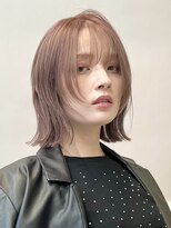 ラック 表参道(LUCK) シャギーボブ/ウルフボブ/ボブレイヤー/ココアベージュ/ピンク