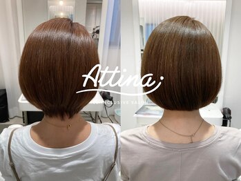 Attina【アティーナ】の写真/ショート、ボブが得意なサロン★骨格や髪質を見極めたカットで、あなたの魅力を引き出します。