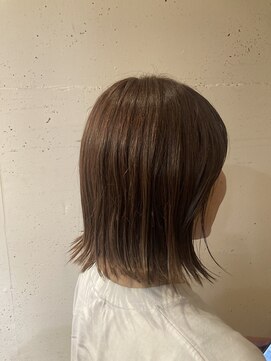 オーガニックマインド 坂戸 鶴ヶ島(organic+mind) 冬の透明感ボブ