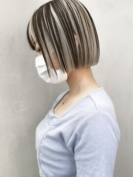 ギークス(GEEKS) 【GEEKS渋谷】アンブレラカラー/大人ボブ/冬カラー/モノトーン