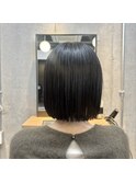 髪質改善 ショート ボブ ミディアム グレージュ ベージュ