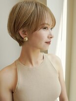 POCKET郡山安積店 ショートカットレイヤーカット髪質改善縮毛矯正【4月1日OPEN予定】&nbsp;マッシュショート×髪質改善カラー