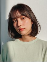 ロディーナコク 大口 新子安(rodina.coc) ミルクティーブロンド/ダークブルー/デジタルパーマ/大口新子安