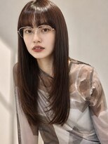 フーバイケンジ(fuu + KENJE)&nbsp;sins髪質改善ストレート/艶カラー/ MIYU