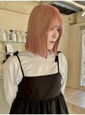 117. ミルクブラウン/ブリーチ/ダブルカラー/ボブ