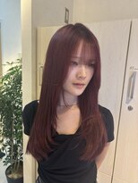 シエル 大名店(CIEL)&nbsp;韓国風レイヤー×チェリーレッド