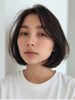 ロディーナコク 大口 新子安(rodina.coc) ダークパープル/ナチュラルショート/ミルクブラウン/夏/大口子安