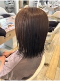 切りっぱなしボブ