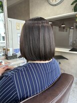 ハナビ(hanabi) 30代/髪質改善縮毛矯正/ボブスタイル /収まり艶髪ストレート