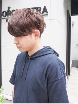ヘアサロンオーケストラ(HAIR SALON ORCHESTRA) 福山 やんちゃな束感マッシュヘア アッシュ 《ORCHESTRA 》