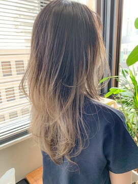 テトヘアー(teto hair) バレイヤージュ、グラデーションカラー、ブロンド