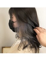 シアン(CYAN)&nbsp;【インナーカラー/ホワイトラベンダーカラー】担当 中野れお