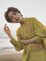 ディア 藤沢(diar) 大人可愛い20代30代40代黒髪前下がりひし形小顔ボブ丸みショート