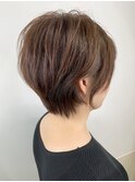 GUEST　SNAP】柔らか耳掛け束感ショート　【クオート　高原】