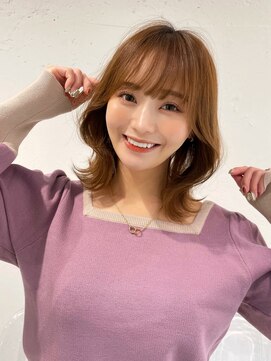 ルームバイシー 新宿(Loom. by Sea) くびれヘア/ショコラベージュ/ベビーバング【Loom.林】