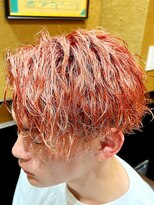 ヒロギンザバーバーショップ 大宮店(HIRO GINZA BARBER SHOP)&nbsp;レッドカラー　赤髪　大宮